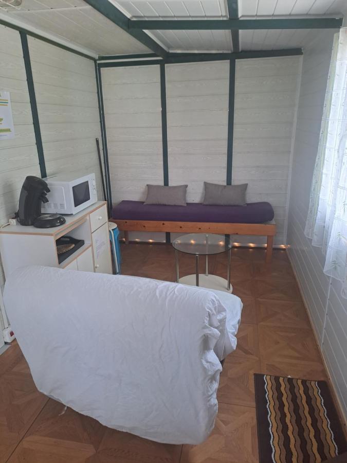 ホテル Chalet Pour 5 Personnes Equipe Sur Emplacement Privatif Dans Camping 4 Etoiles Appartenant Et Gere Par Un Particulier フォワ エクステリア 写真